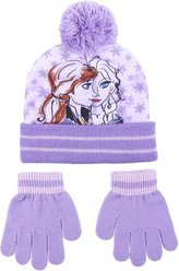 Zimní čepice a rukavice Frozen II|Ledové království 2: Anna a Elsa (univerzální)