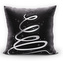 Polštář CHRISTMAS TREE černá/stříbrná 45x45 cm MyBestHome