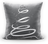Polštář CHRISTMAS TREE tmavě šedá/stříbrná 45x45 cm MyBestHome