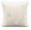 Polštář SNOWFLAKE slonová kost/stříbrná 40x40 cm  Mybesthome