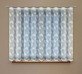 Dekorační žakárová záclona s řasící páskou GALINA 90 bílá 300x90 cm MyBestHome