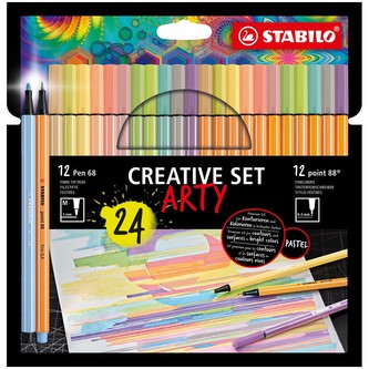 STABILO Pen 68/point 88, 24 ks Sada v kartonovém obalu "ARTY" od 03/2022