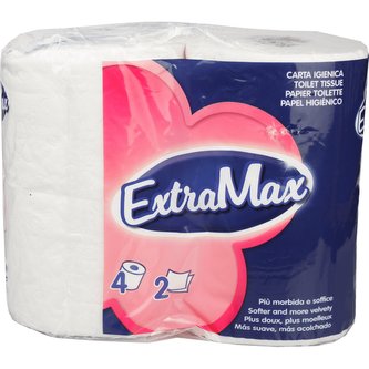 EXTRA Max toaletní papír 2 vrstvý 4 ks