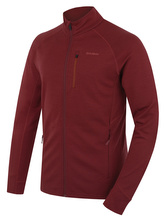 Pánská mikina z merino vlny Alou M bordo - XL