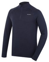 Pánská merino mikina Aron Zip M dk. blue - M