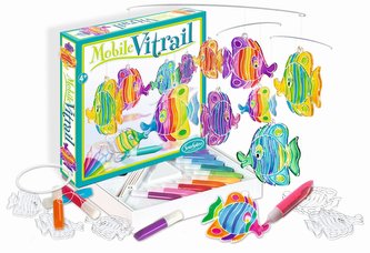 Barevná sada na výzdobu oken - ryby Barevná sada na výzdobu oken - ryby