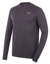 Pánská merino mikina Aron M graphite - XXL