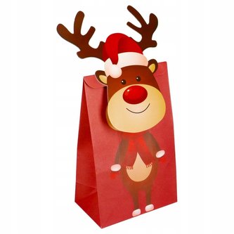 Torebka na słodyczne Renifer 2 szt.