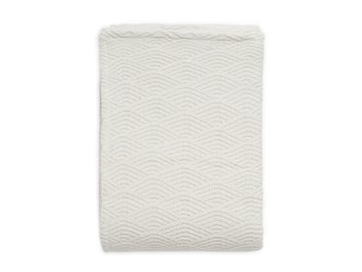 Deka pletená / fleece 75x100 cm River Knit Cream White