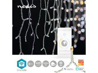 Smart LED vánoční řetěz NEDIS WIFILXC04W400 8m WiFi Tuya
