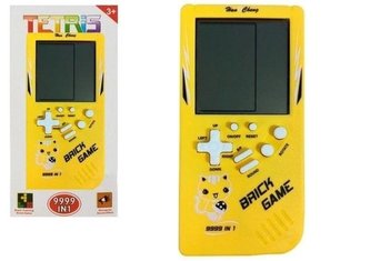 Gra elektroniczna tetris żółta Gra elektroniczna tetris żółta