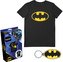 Pánské tričko s přívěskem DC Comics|Batman: Logo (XL) černá bavlna