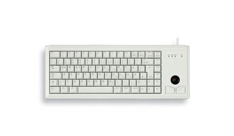 Klávesnice Cherry G84-4400LUBUS-0, KEY, USB, světlá, trackball, EN