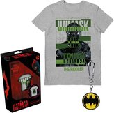 Pánské tričko s přívěskem DC Comics|Batman: The Riddler (L) šedá bavlna