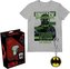 Pánské tričko s přívěskem DC Comics|Batman: The Riddler (L) šedá bavlna