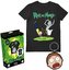 Pánské tričko s přívěskem Rick & Morty: Portal (S) černá bavlna