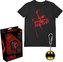 Pánské tričko s přívěskem DC Comics|Batman: Key Art (XL) černá bavlna