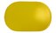 Prostírání ovál žluté, 29 x 44 cm
