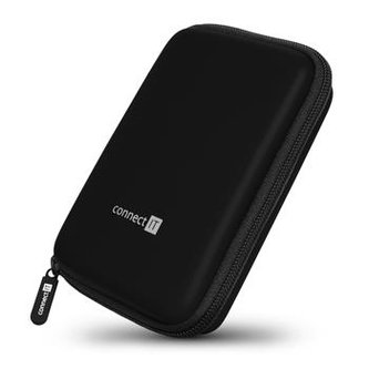 CONNECT IT HardShellProtect pevné skořepinové ochranné pouzdro na 2,5" HDD, černé