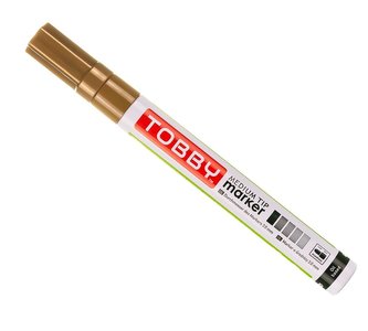 Mareker olejowy olejny złoty Mareker olejowy olejny złoty