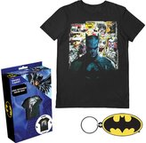 Pánské tričko s přívěskem DC Comics|Batman: Shadows (L) černá bavlna
