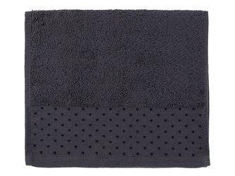 RUČNÍK KROPKI LUX 30X50 GRAFIT