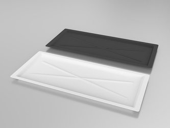 PODLOŽKA POD SUŠÁK 55 550X240 BÍLÁ