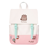 Školní batoh Pusheen: Rose (objem 12,5 litrů|38 x 30 x 11 cm) růžový polyester