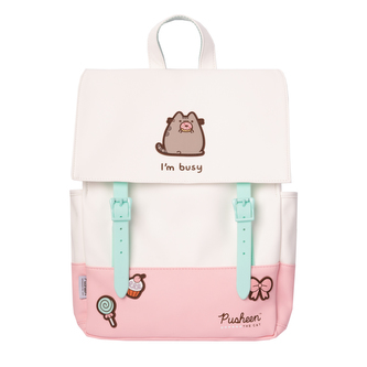 Školní batoh Pusheen: Rose (objem 12,5 litrů|38 x 30 x 11 cm) růžový polyester
