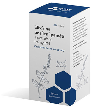 Purus Meda PM Elixír na posílení paměti a potlačení trémy 60 tablet (nepouštět)