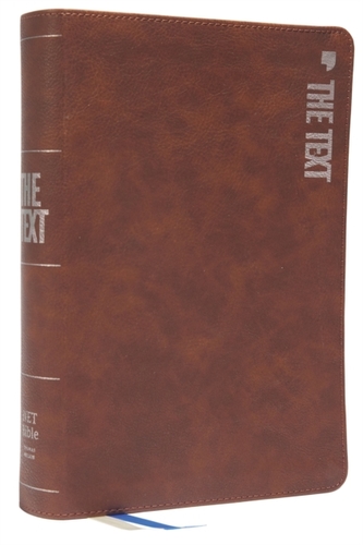 NET, The TEXT Bible, Leathersoft, Brown, Comfort Print