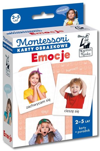 Montessori. Karty obrazkowe Emocje (2-5 lat) Montessori. Karty obrazkowe Emocje (2-5 lat)