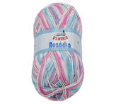 Příze ROZÁRKA - bílá, modrá, růžová - 100g / 360 m