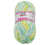 Příze OLI BABY - žlutá, zelená, tyrkysová - 100g / 210 m