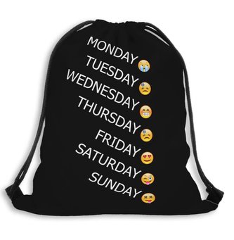 Vak na záda 124 SMILEY WEEK MyBestHome 41x32 cm