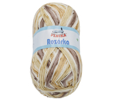 Příze ROZÁRKA - béžová, hnědá - 100g / 360 m