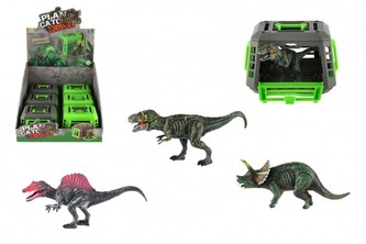 Dinosaurus v kleci plast 13x9cm mix druhů 12ks v boxu