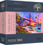 Puzzle dřevěné Západ slunce nad Golden Gate 1000 dílků