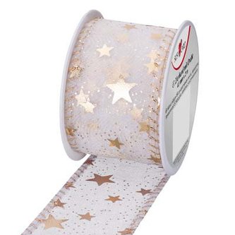 SusyCard - Textilní stuha, zlatá