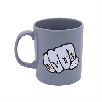 NAVITAS: Hrnek Knuckles Grey Mug