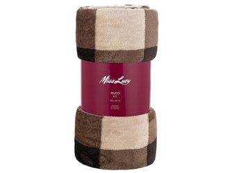 DEKA PRATO 160X200CM KARAMELOVÁ ČIERNA