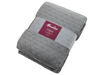 DIAMANTOVÁ DEKA 160X210CM SIVÁ