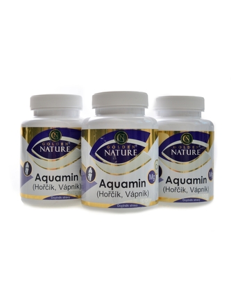 Golden Nature - Aquamin vápník + hořčík 300 kapslí