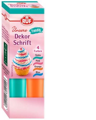Zdobící tuby 4x25g - RUF
