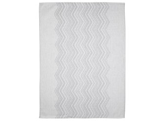 UTĚRKA DEKOR 50X70CM ZIG ZAK SVĚTLÁ ŠEDÁ