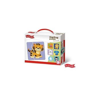 Far Far Land Puzzle ZigZag zvířátka 6 obrázků