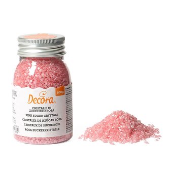 Cukrové zdobení 100g růžové - Decora