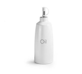 Bílá keramická nádoba na olej 0,4l - Ibili
