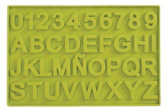 Silikonová forma na čokoládu čísla a písmena - Ibili Silikonová forma na čokoládu čísla a písmena - Ibili