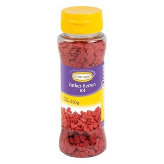 Cukrové sypání srdíčka 100g - 10171 Gunthart